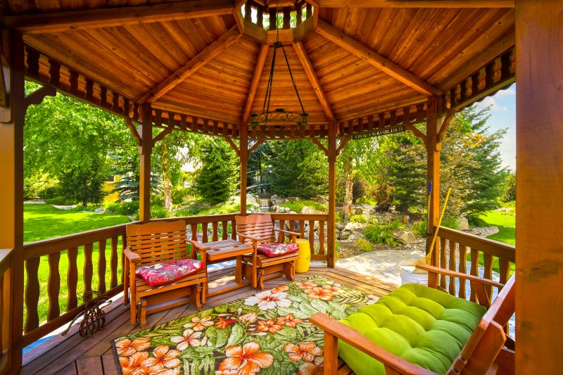 Cedar Gazebo Installation in Kansas City, KS