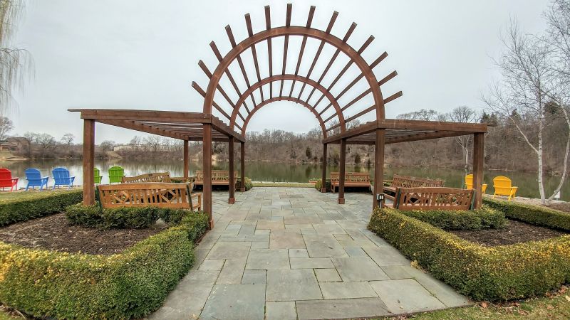 Arched Arbor Installation in Conroe, TX