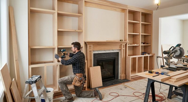 Built In Furniture Construction in Woodbridge, VA