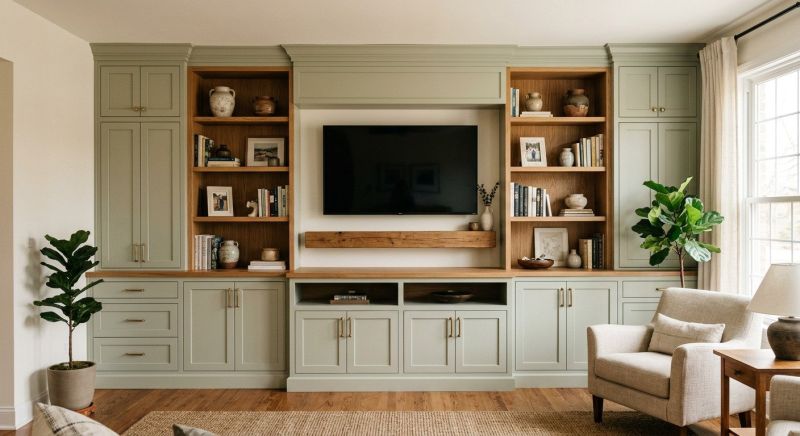 Built In Tv Cabinetry in Fairfax, VA