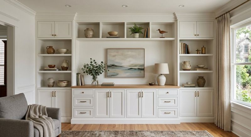 Built In Tv Cabinetry in Alexandria, VA