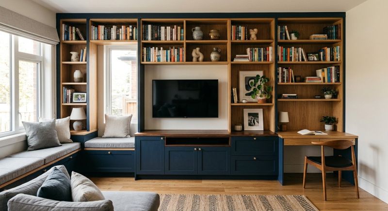 Built In Tv Cabinetry in Woodbridge, VA