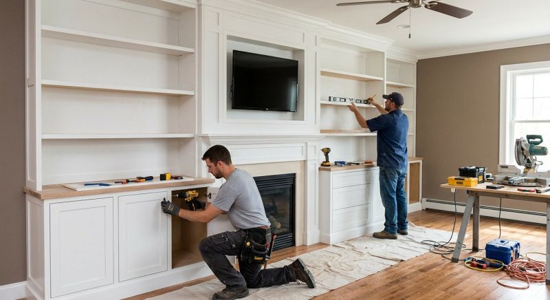 Builtin Cabinets Installation in Woodbridge, VA