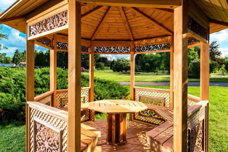 Cedar Gazebo Installation in Kansas City, KS