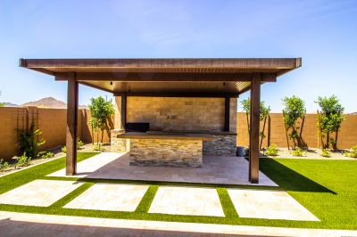 Curved Pergola Installation in Alpharetta, GA