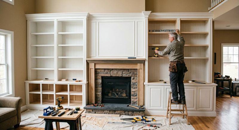 Fireplace Built Ins Installation in Greensboro, NC