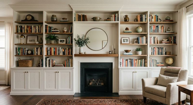 Fireplace Shelves Installation in Durham, NC