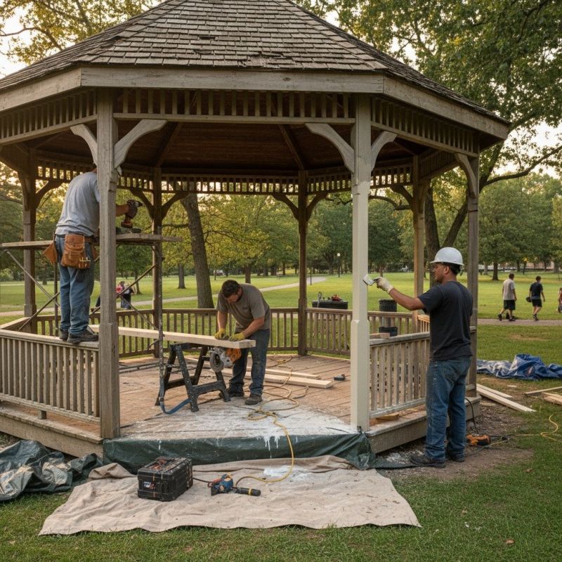 Gazebo Roof Repair in Wilmington, NC