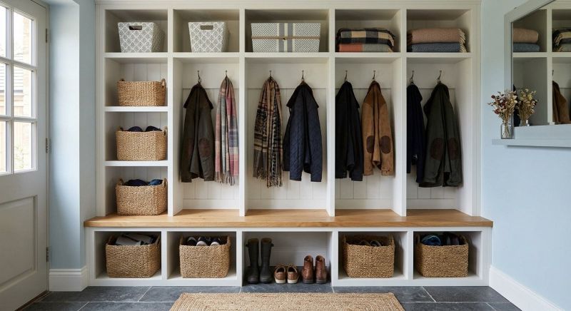 Mudroom Shelving Installation in Alexandria, VA