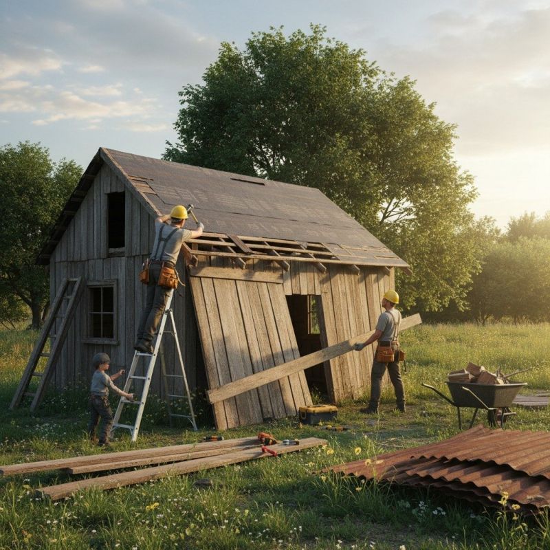Shed Damage Repair in Alpharetta, GA