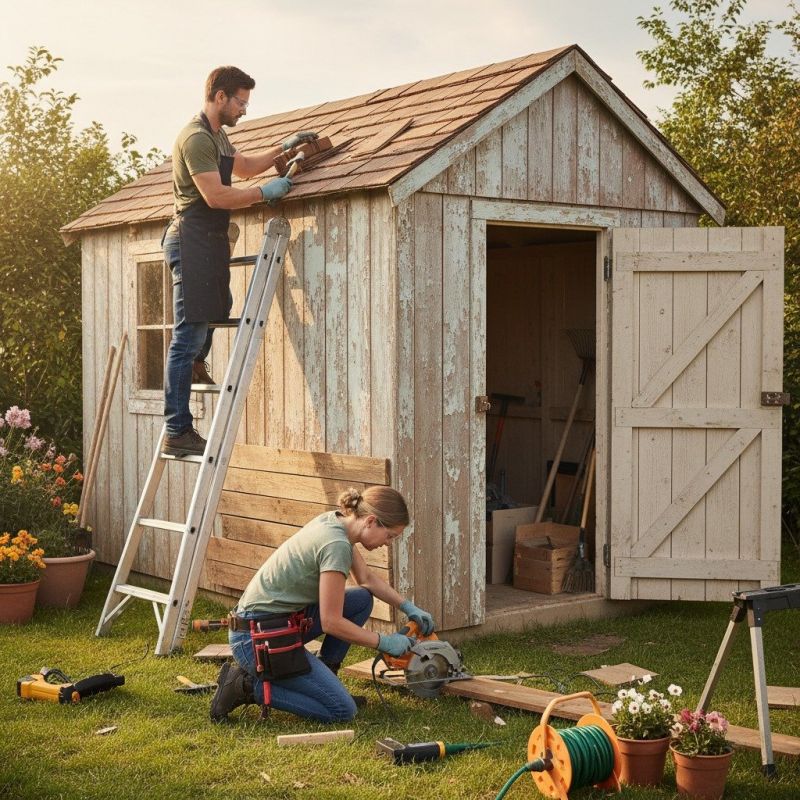 Shed Repair in Conroe, TX