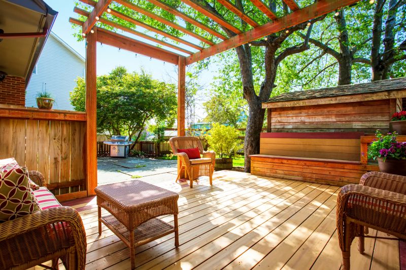Wood Pergola Installation in Conroe, TX